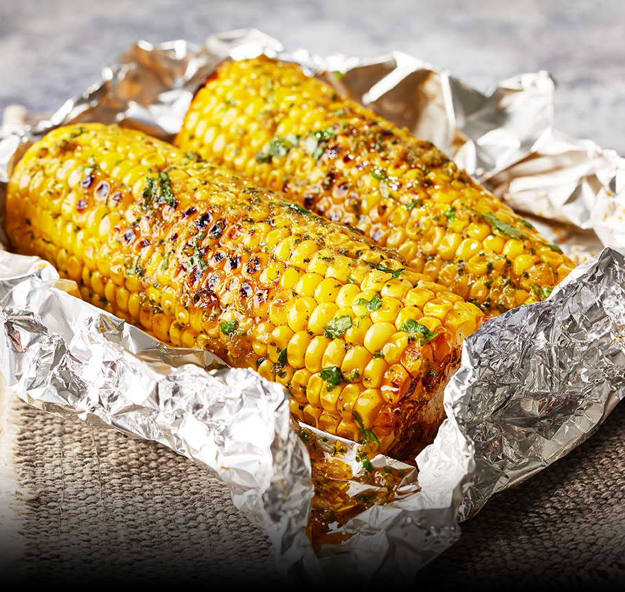 BBQ Butter-Rubbed Corn
