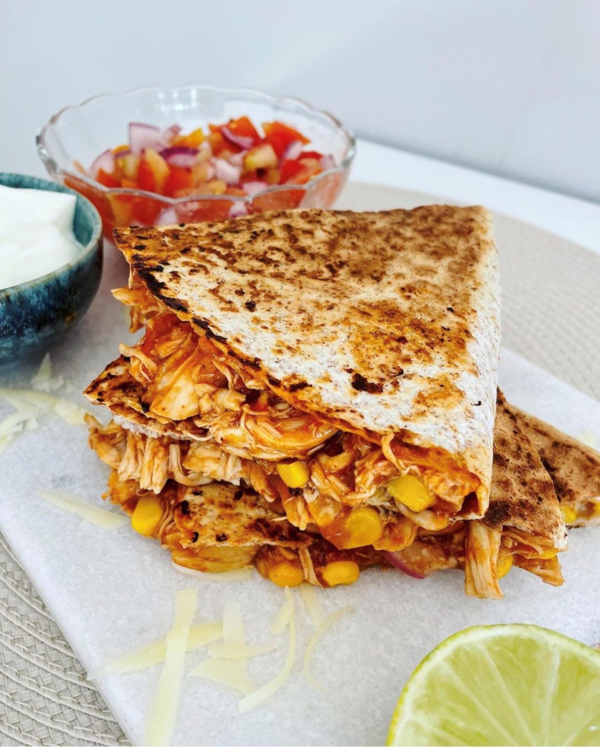 Bbq Chicken Quesadillas Jillbakes Dromona 9205